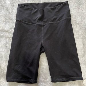 Fabletics Black High Waisted Biker Shorts - Women’s Size M